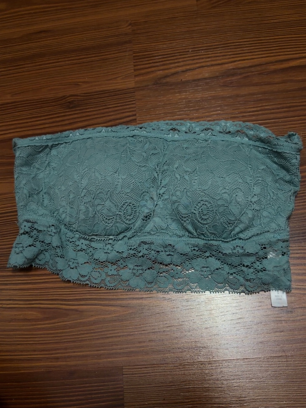 Aeropostale Lace Bandeau Bralette - Teal